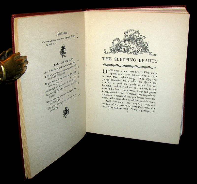 1910 Rare Book - EDMUND DULAC'S SLEEPING BEAUTY and Other Fairy Tales.