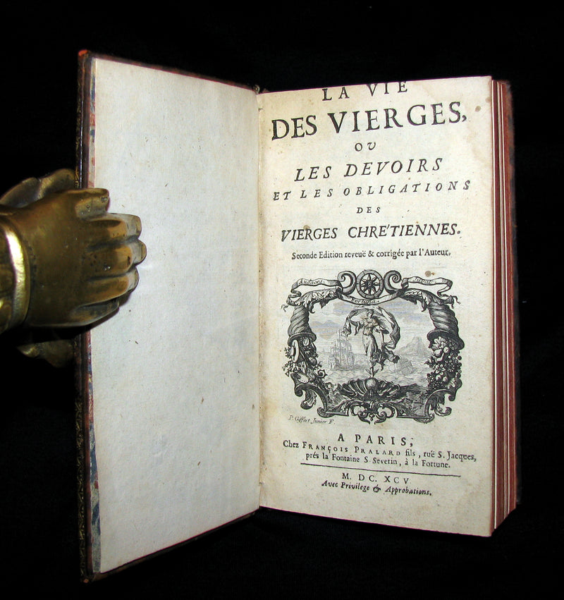 1695 Scarce French Book ~ The Life of Virgins, or the Duties and Obligations of Christian Virgins.