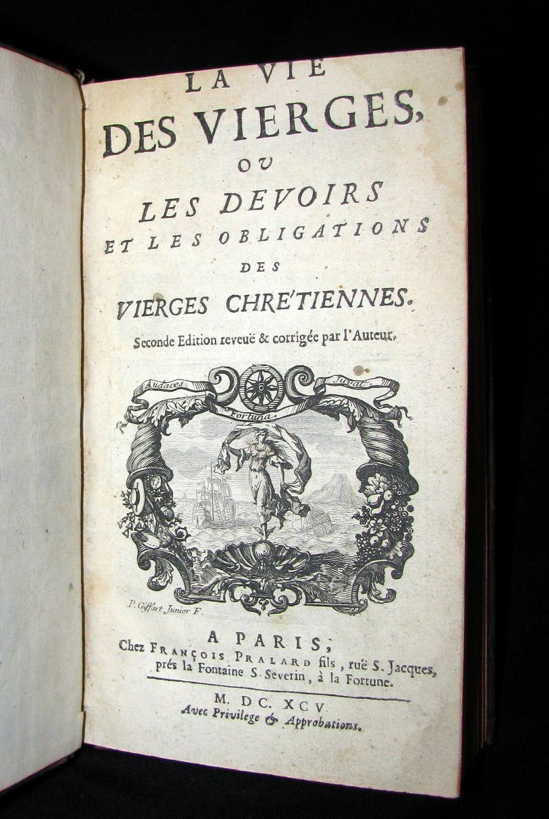 1695 Scarce French Book ~ The Life of Virgins, or the Duties and Obligations of Christian Virgins.