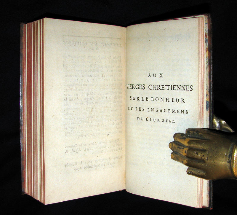 1695 Scarce French Book ~ The Life of Virgins, or the Duties and Obligations of Christian Virgins.