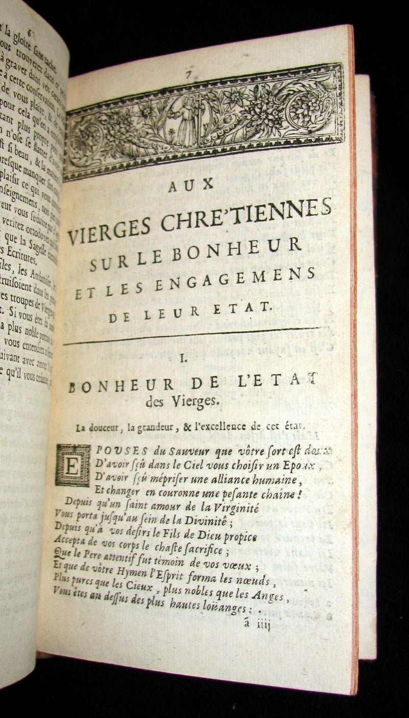 1695 Scarce French Book ~ The Life of Virgins, or the Duties and Obligations of Christian Virgins.
