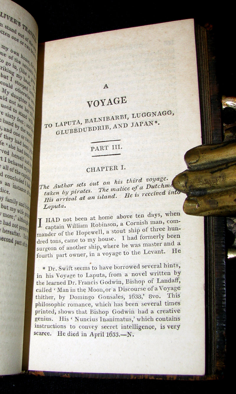 1815 Rare Book - Gulliver's Travels Into Several Remote Nations of the World. Jonathan Swift.