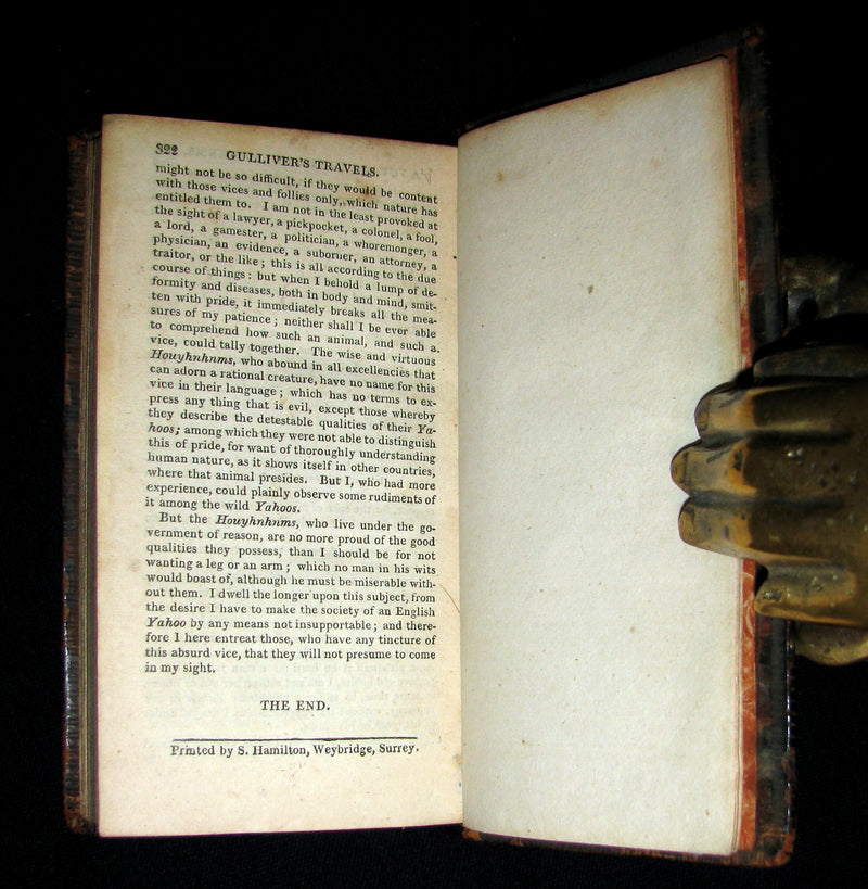 1815 Rare Book - Gulliver's Travels Into Several Remote Nations of the World. Jonathan Swift.