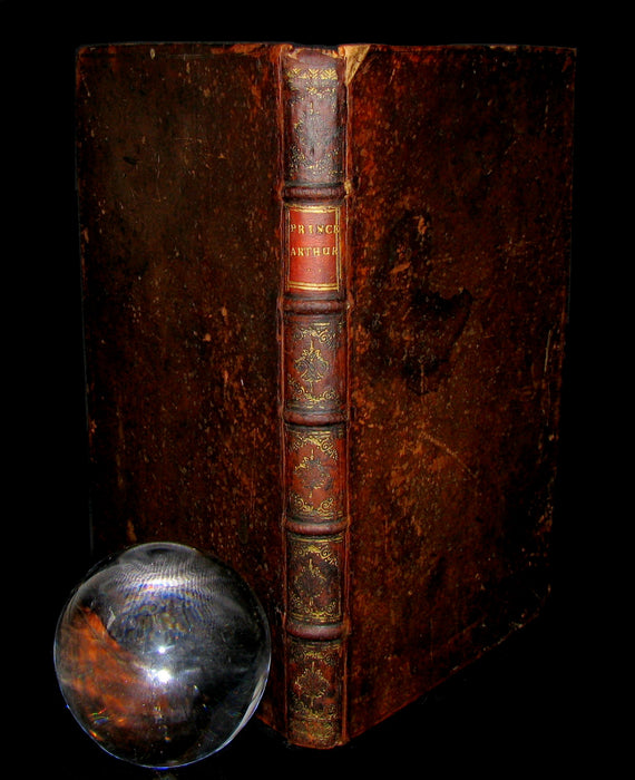 1695 Rare English Book ~ KING ARTHUR - Prince ARTHUR. An Heroick Poem. In Ten Books by Sir Richard Blackmore