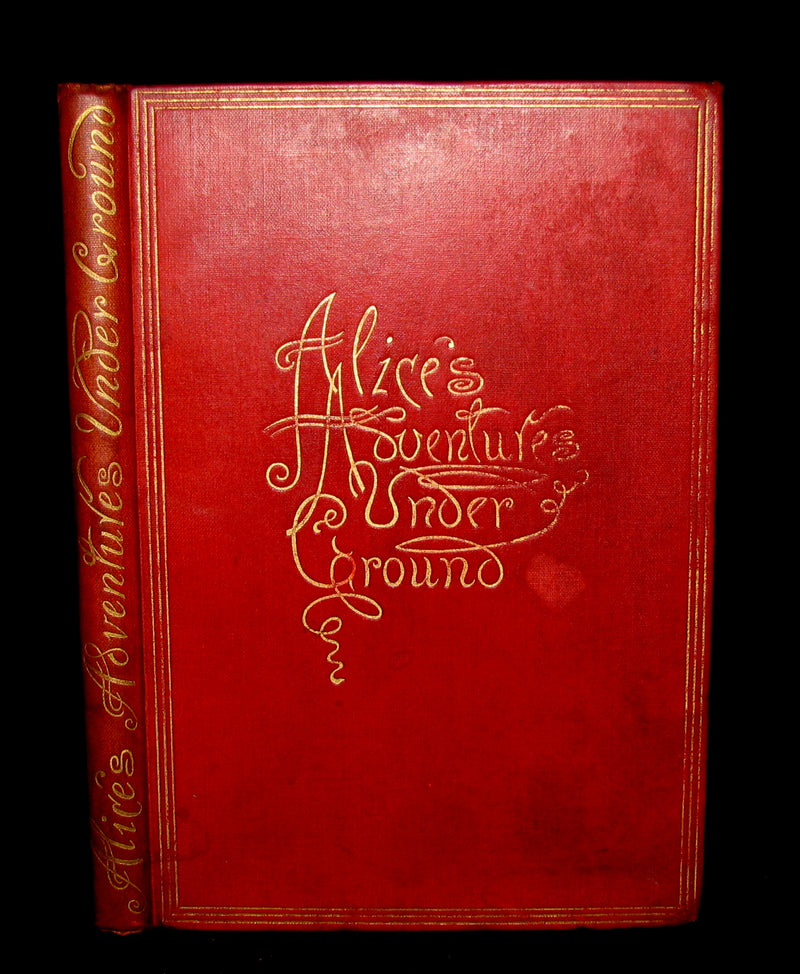 1886 Rare First Edition - Alice's Adventures Under Ground by Lewis Carroll.