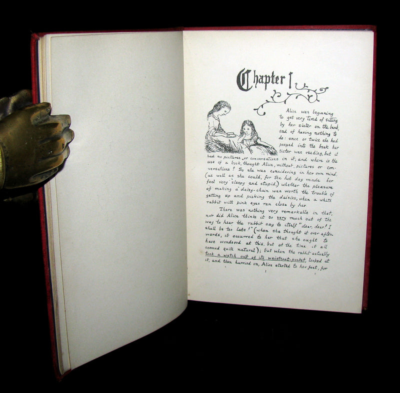 1886 Rare First Edition - Alice's Adventures Under Ground by Lewis Carroll.