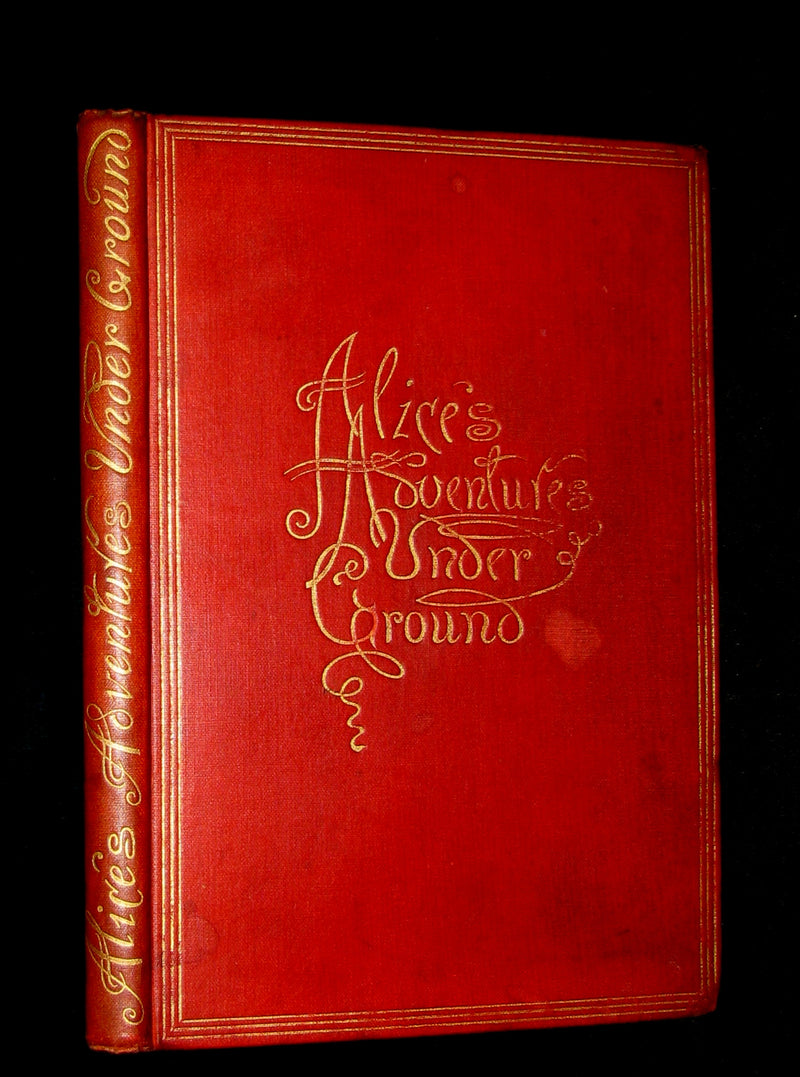 1886 Rare First Edition - Alice's Adventures Under Ground by Lewis Carroll.
