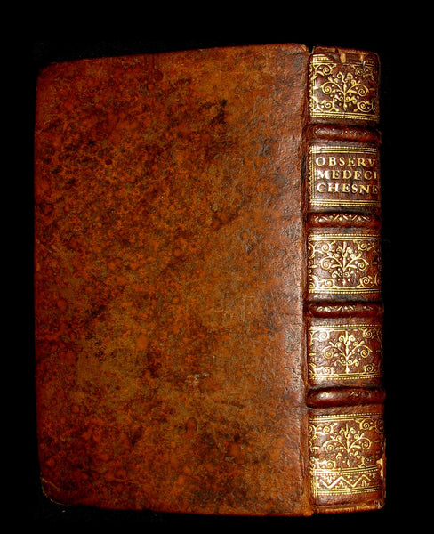 1672 Rare Medical 1stED Book - Doctor Chesneau Medical Observations and Remedies