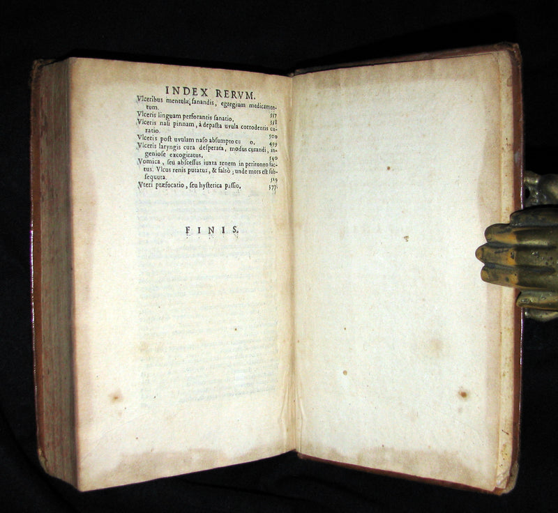 1672 Rare Medical 1stED Book - Doctor Chesneau Medical Observations and Remedies