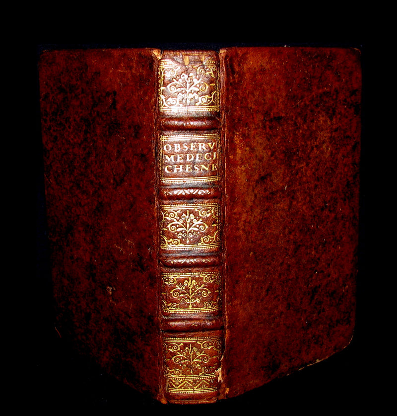 1672 Rare Medical 1stED Book - Doctor Chesneau Medical Observations and Remedies