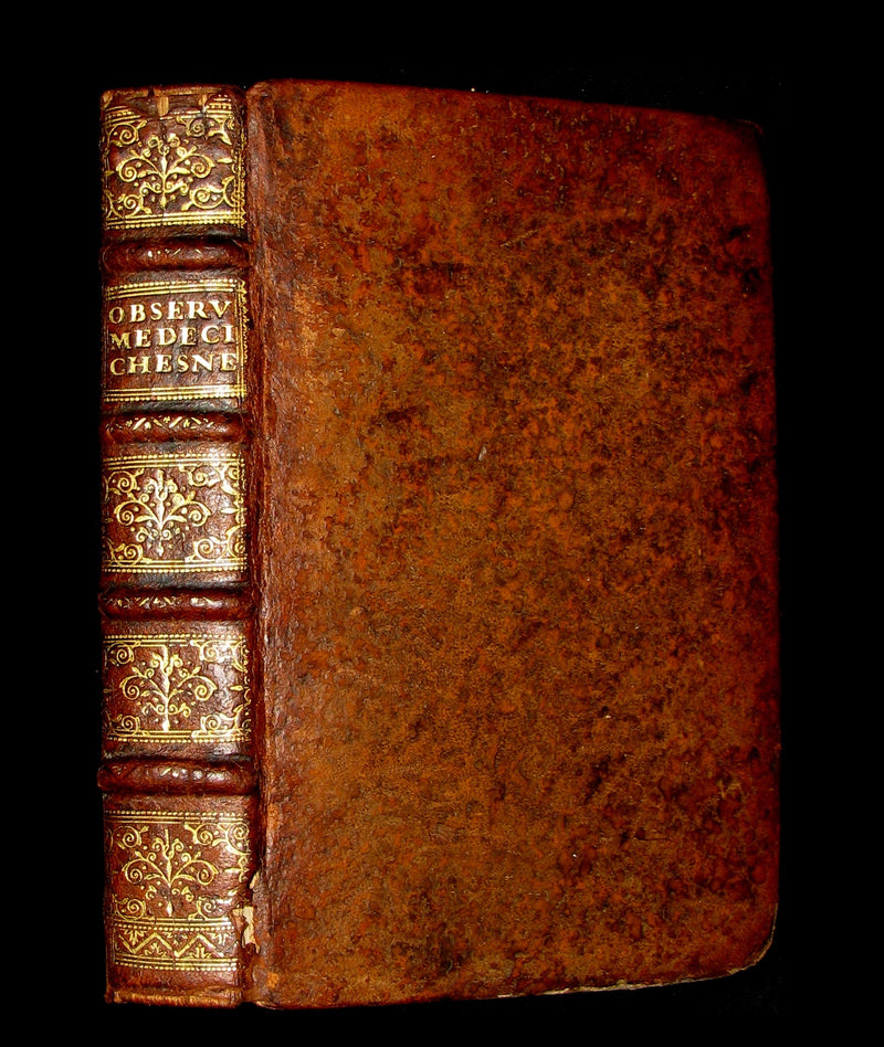 1672 Rare Medical 1stED Book - Doctor Chesneau Medical Observations and Remedies