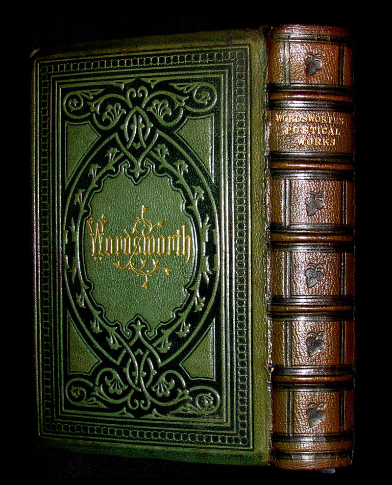 1873 Rare Victorian Book - The Poetical Works of WILLIAM WORDSWORTH illustrated