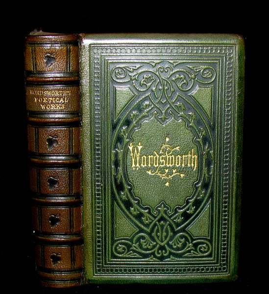 1873 Rare Victorian Book - The Poetical Works of WILLIAM WORDSWORTH illustrated
