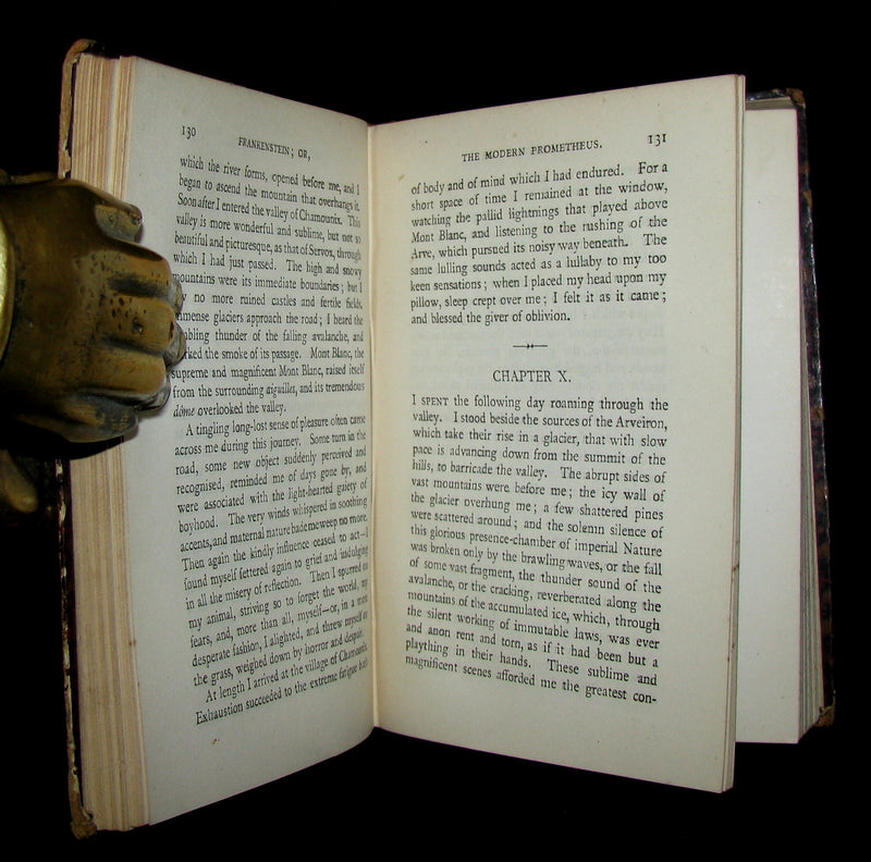 1888 Rare Book - FRANKENSTEIN  or, The Modern Prometheus by Mary Shelley