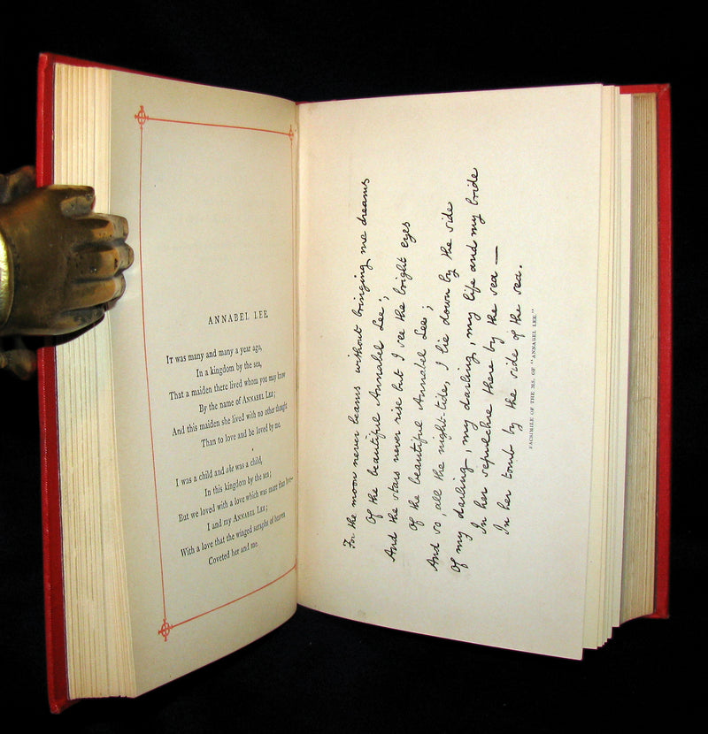 1880 Scarce Book - Poems by Edgar Allan POE (The Raven, Lenore, Ulalume, ...). Berlin Edition.