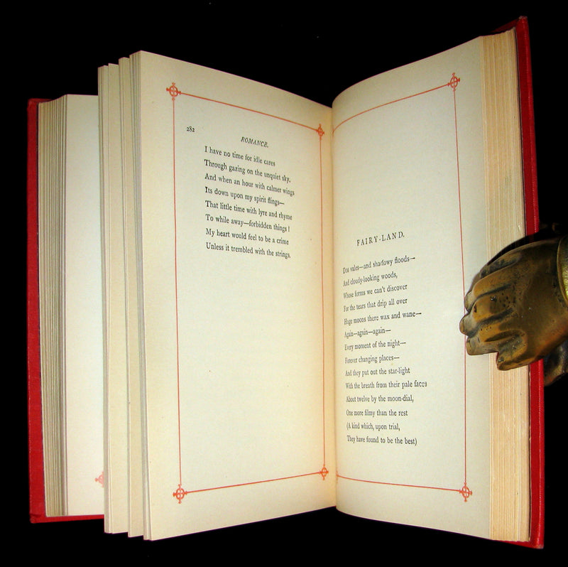 1880 Scarce Book - Poems by Edgar Allan POE (The Raven, Lenore, Ulalume, ...). Berlin Edition.