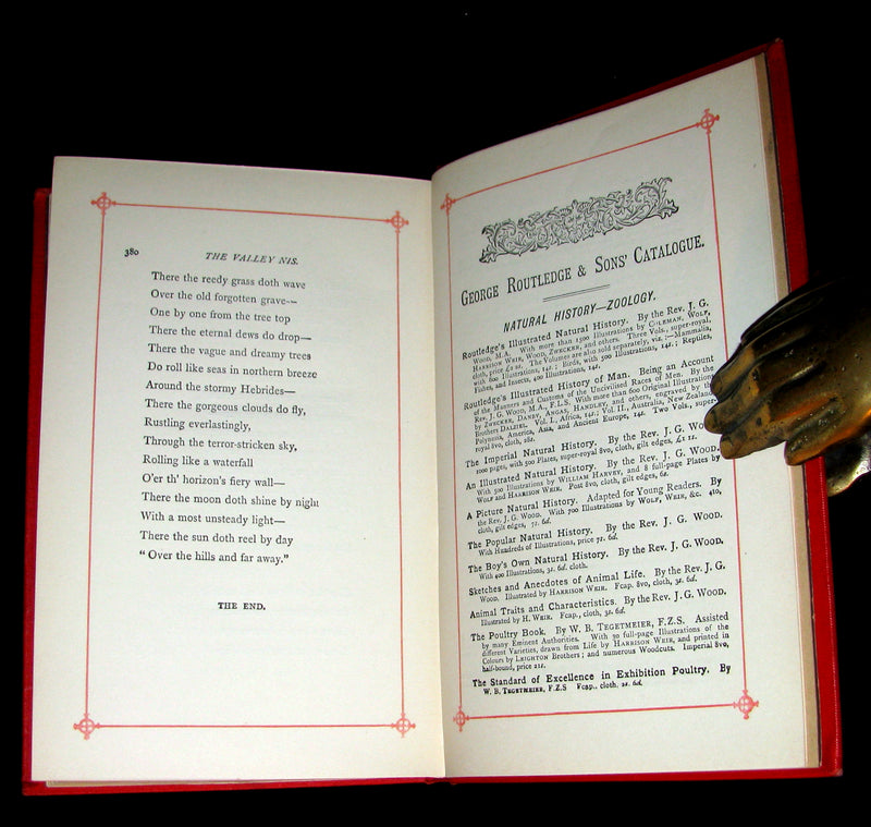 1880 Scarce Book - Poems by Edgar Allan POE (The Raven, Lenore, Ulalume, ...). Berlin Edition.