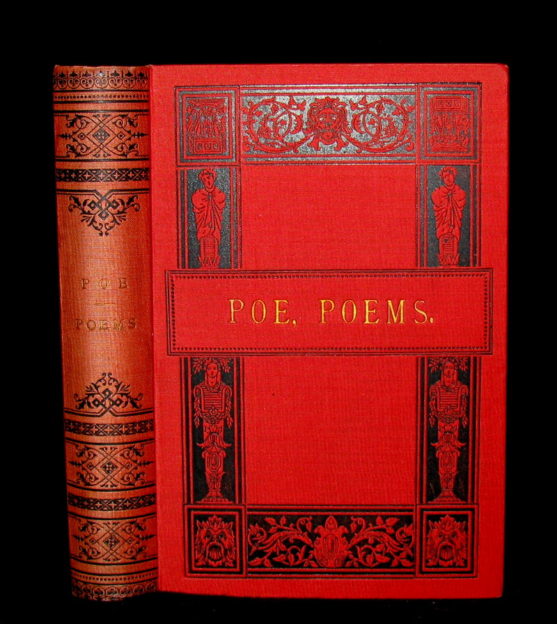 1880 Scarce Book - Poems by Edgar Allan POE (The Raven, Lenore, Ulalume, ...). Berlin Edition.