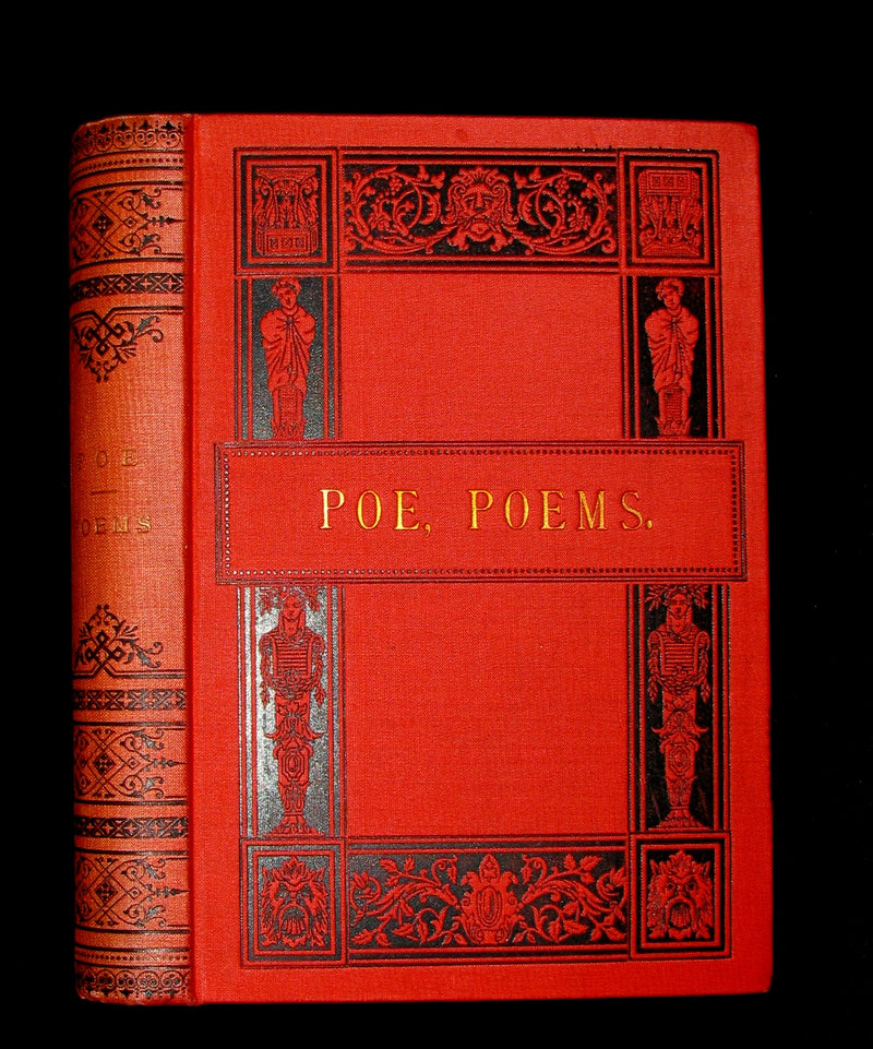 1880 Scarce Book - Poems by Edgar Allan POE (The Raven, Lenore, Ulalume, ...). Berlin Edition.