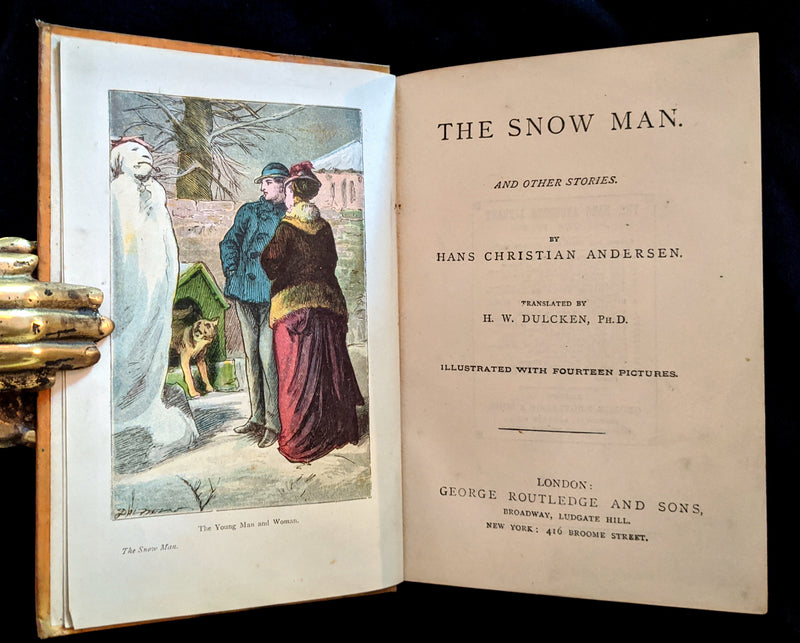 1890's Scarce Victorian Edition - Hans Christian Andersen - The Snow Man and Other Tales