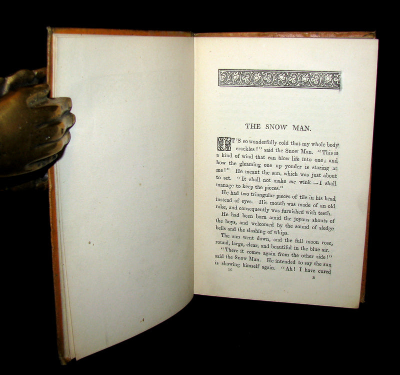 1890's Scarce Victorian Edition - Hans Christian Andersen - The Snow Man and Other Tales