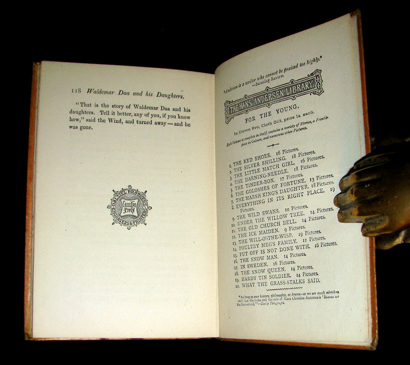 1890's Scarce Victorian Edition - Hans Christian Andersen - The Snow Man and Other Tales