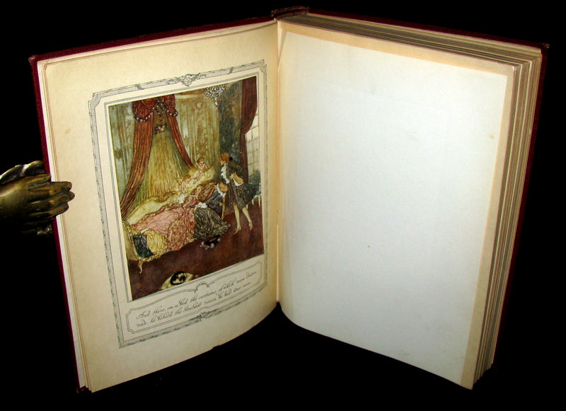 1910 Rare Book - The Sleeping Beauty & Other Fairy Tales Illustrated by Edmund Dulac