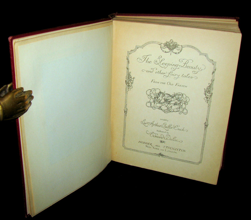 1910 Rare Book - The Sleeping Beauty & Other Fairy Tales Illustrated by Edmund Dulac