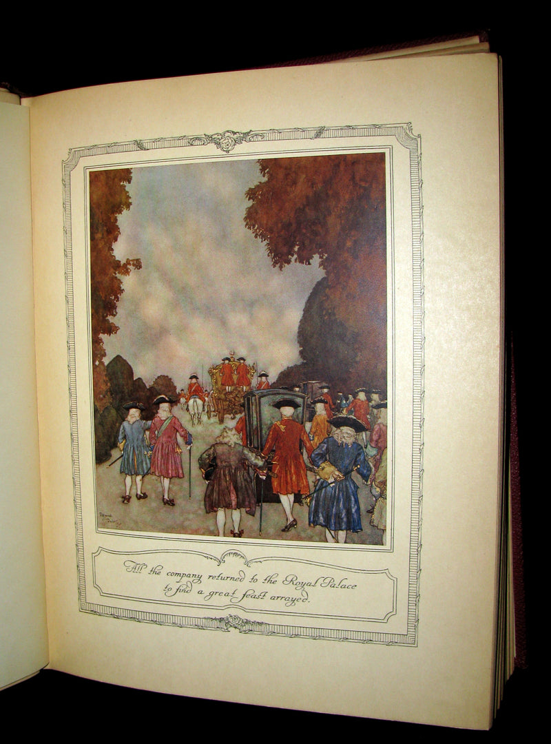 1910 Rare Book - The Sleeping Beauty & Other Fairy Tales Illustrated by Edmund Dulac