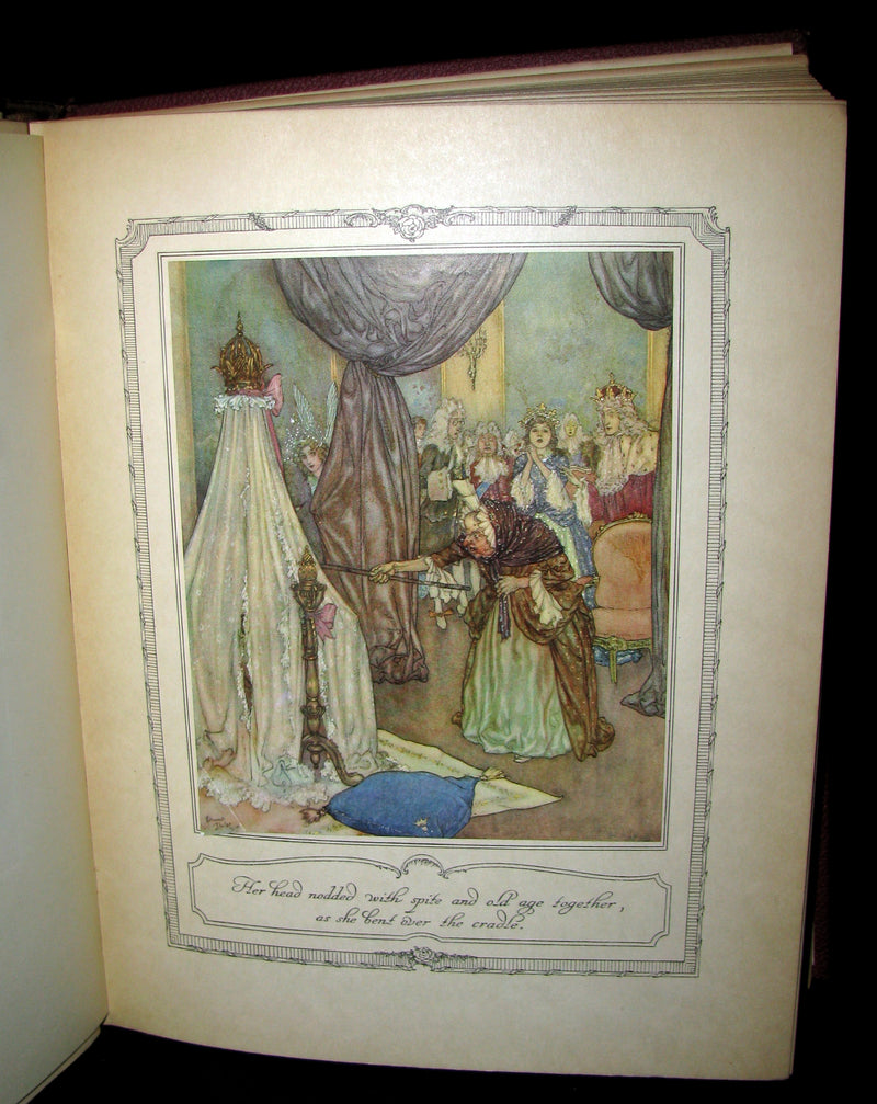 1910 Rare Book - The Sleeping Beauty & Other Fairy Tales Illustrated by Edmund Dulac