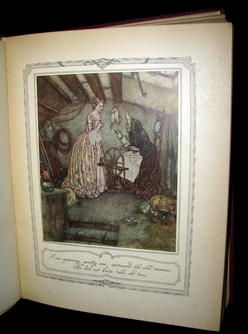 1910 Rare Book - The Sleeping Beauty & Other Fairy Tales Illustrated by Edmund Dulac