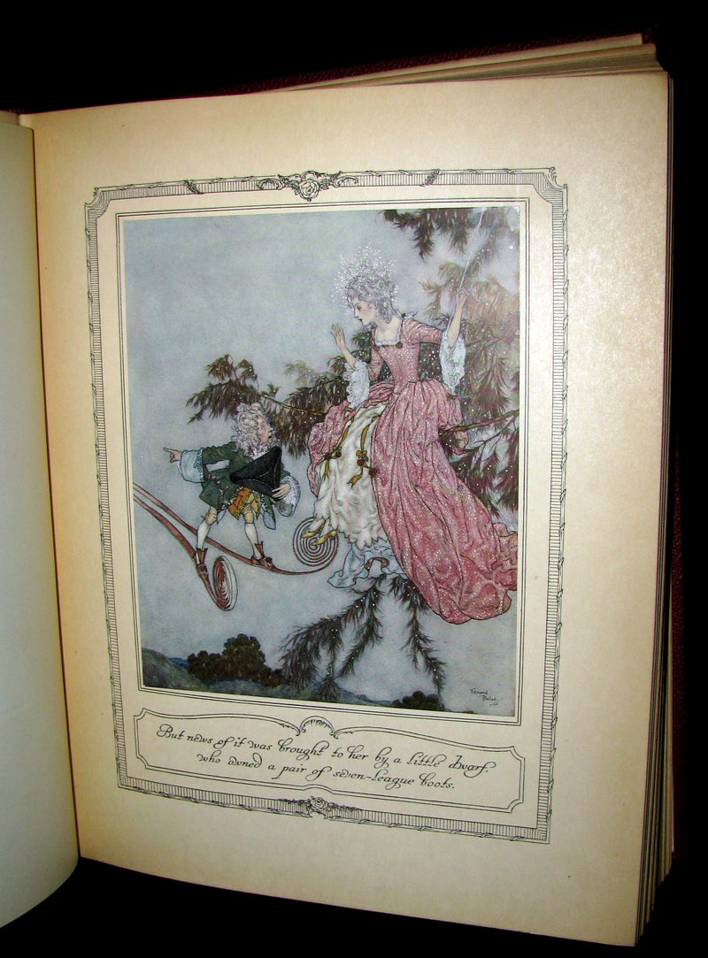 1910 Rare Book - The Sleeping Beauty & Other Fairy Tales Illustrated by Edmund Dulac