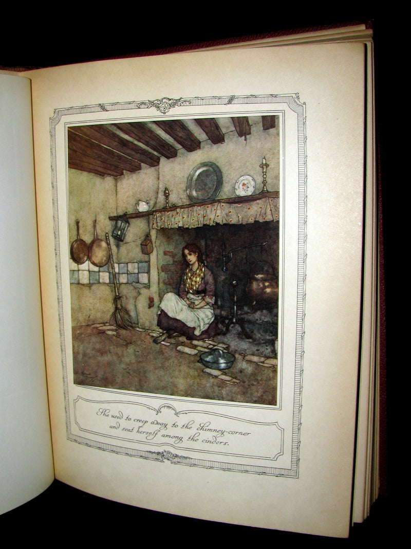 1910 Rare Book - The Sleeping Beauty & Other Fairy Tales Illustrated by Edmund Dulac