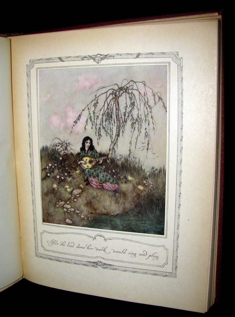 1910 Rare Book - The Sleeping Beauty & Other Fairy Tales Illustrated by Edmund Dulac