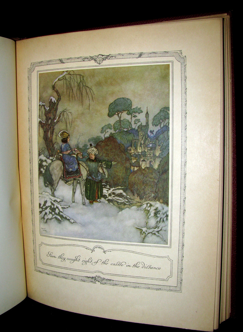 1910 Rare Book - The Sleeping Beauty & Other Fairy Tales Illustrated by Edmund Dulac