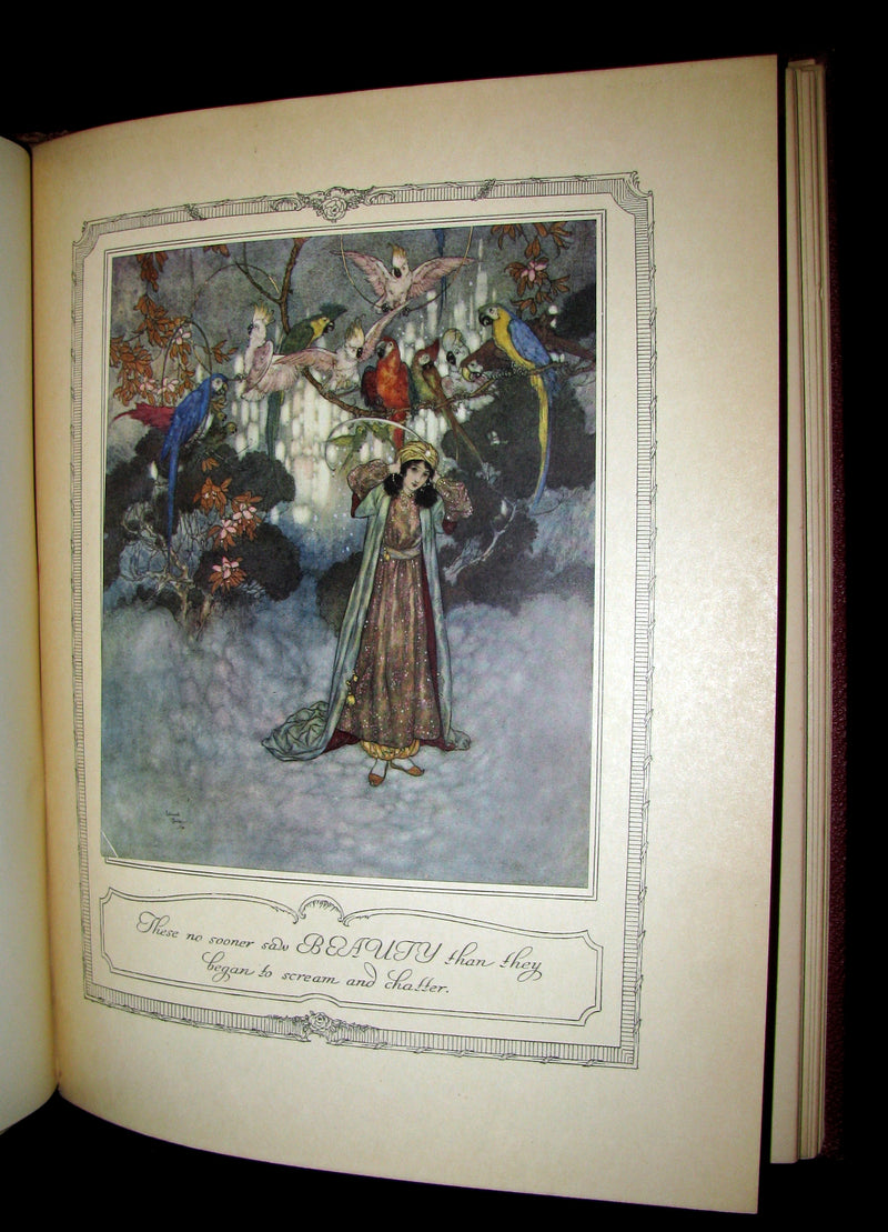 1910 Rare Book - The Sleeping Beauty & Other Fairy Tales Illustrated by Edmund Dulac