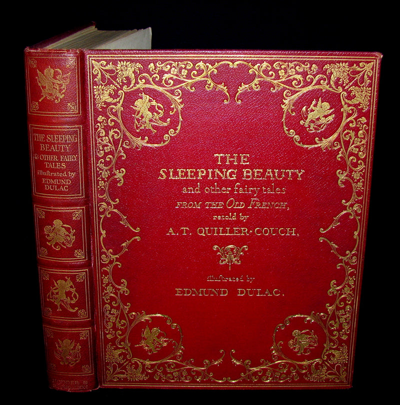 1910 Rare Book - The Sleeping Beauty & Other Fairy Tales Illustrated by Edmund Dulac