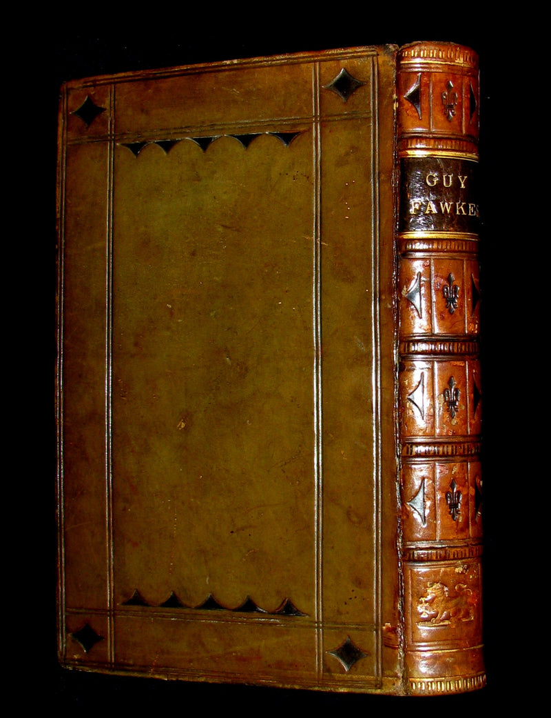 1857 Rare Book - Guy Fawkes, or the Gunpowder Treason illustrated by CRUIKSHANK