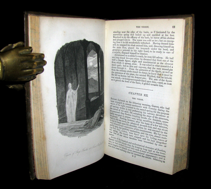 1857 Rare Book - Guy Fawkes, or the Gunpowder Treason illustrated by CRUIKSHANK