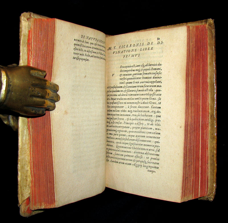 1574 Rare Latin vellum Book - Cicero Philosophy - The Dream of Scipio - Philosophicorum