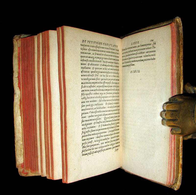 1574 Rare Latin vellum Book - Cicero Philosophy - The Dream of Scipio - Philosophicorum