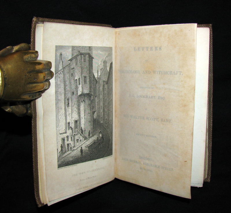 1831 Rare 2ndED Walter Scott - Letters on Demonology & Witchcraft - WITCHES & FAIRIES