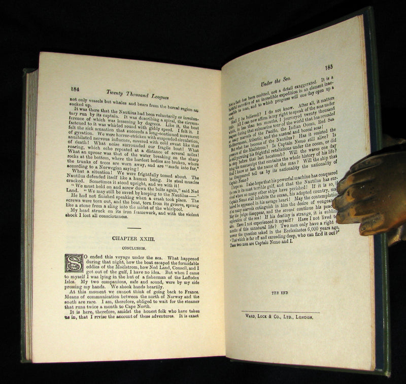 1900 Rare Book - Twenty Thousand Leagues Under the Sea by Jules Verne