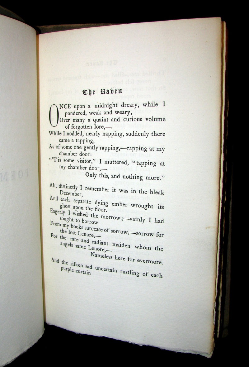 1901 Rare Book -The Roycrofters Edition of the Poems by Edgar Allan POE