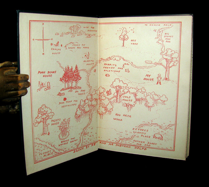 1926 Rare First Edition - A. A. Milne & Ernest H. Shepard -  WINNIE-THE-POOH