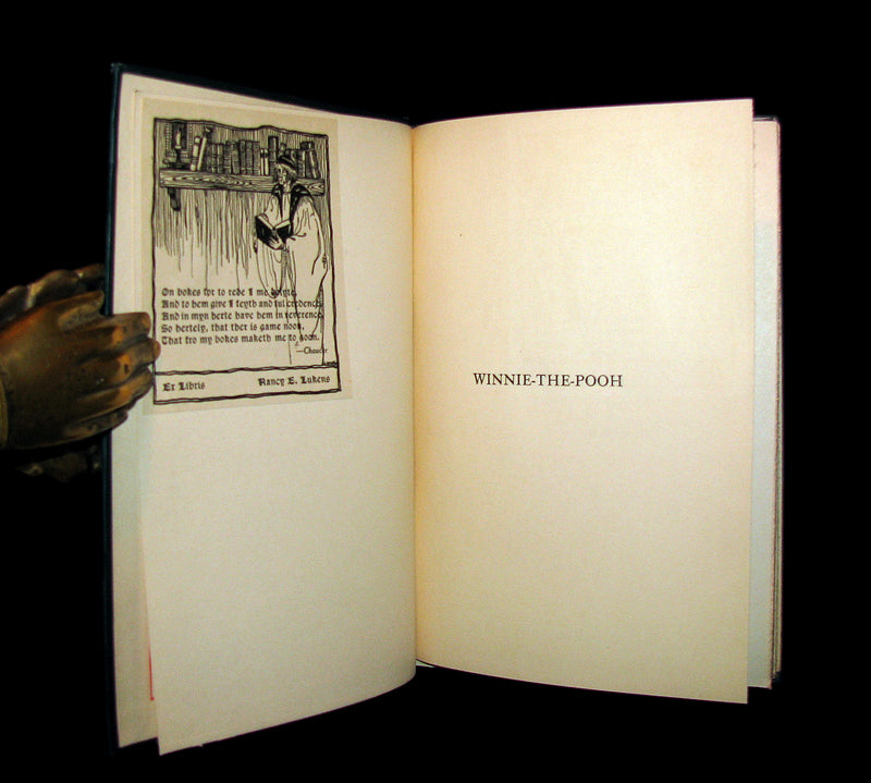 1926 Rare First Edition - A. A. Milne & Ernest H. Shepard -  WINNIE-THE-POOH