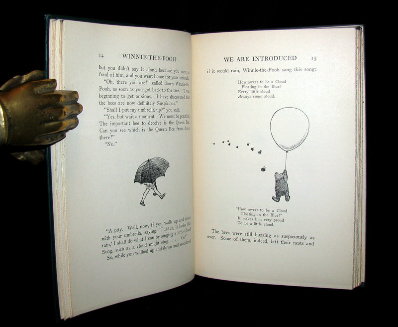 1926 Rare First Edition - A. A. Milne & Ernest H. Shepard -  WINNIE-THE-POOH
