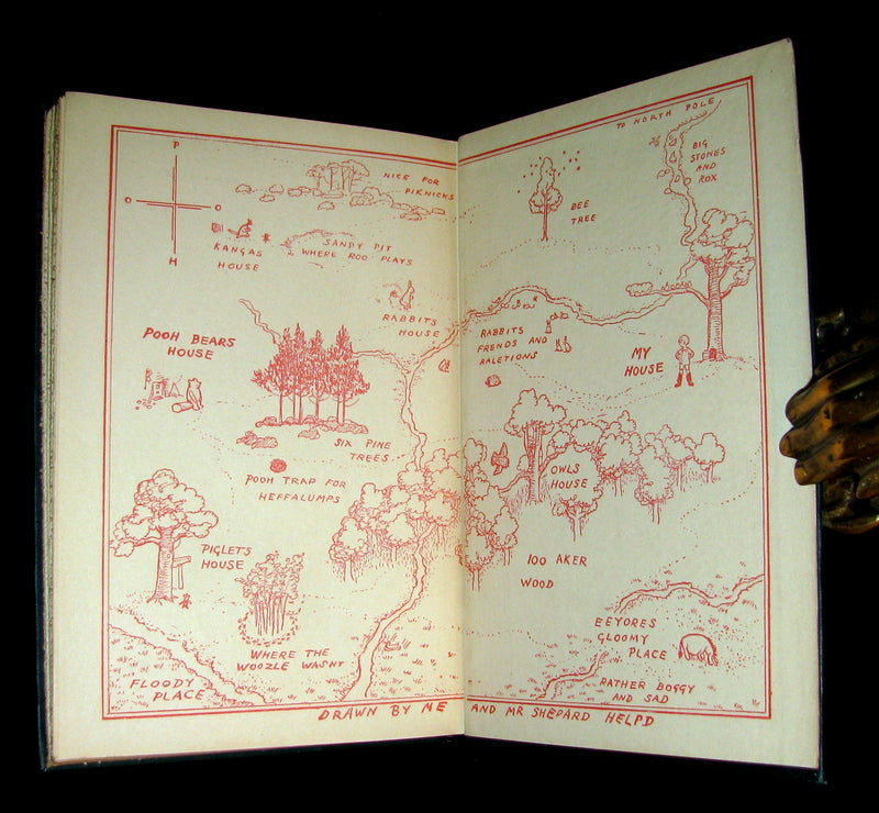 1926 Rare First Edition - A. A. Milne & Ernest H. Shepard -  WINNIE-THE-POOH