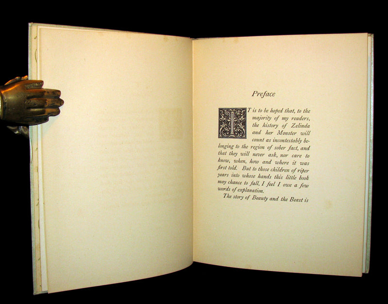 1895 Very Scarce Book - The Story of Zelinda and the Monster; or, Beauty and the Beast.