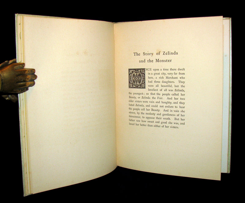1895 Very Scarce Book - The Story of Zelinda and the Monster; or, Beauty and the Beast.